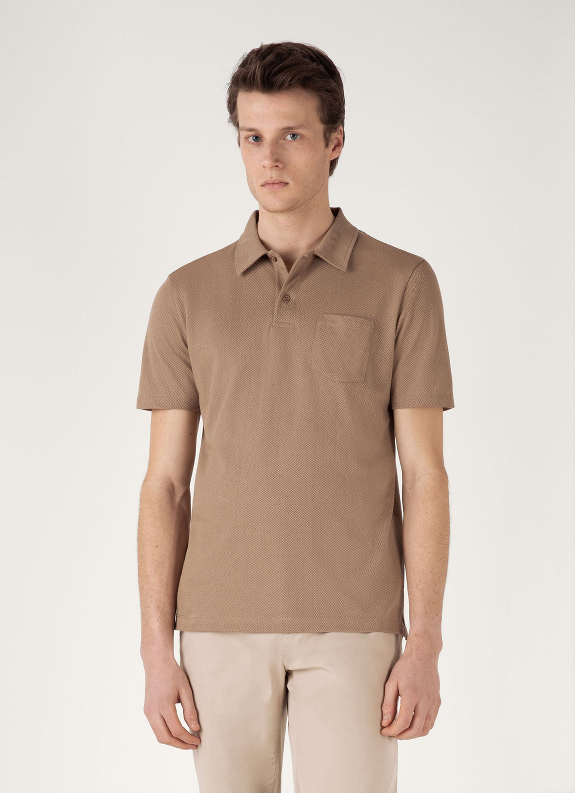 Men's Riviera Polo Shirt in Dune