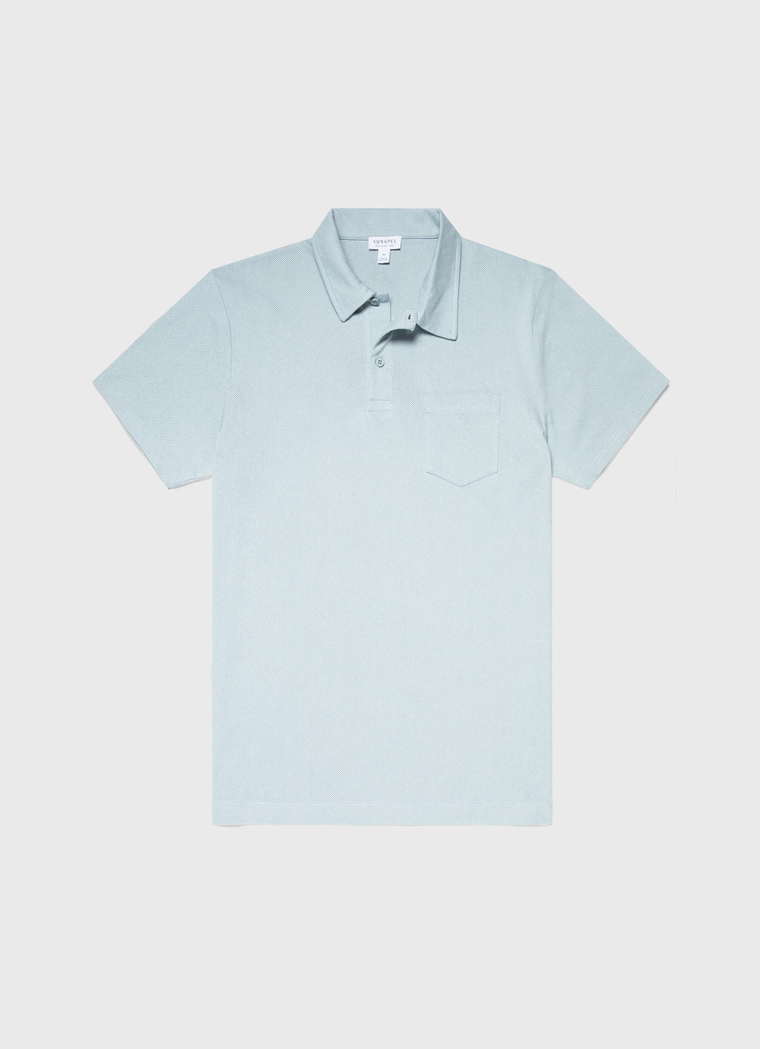 Men's Riviera Polo Shirt in Blue Sage