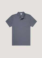 Men's Riviera Polo Shirt in Slate Blue