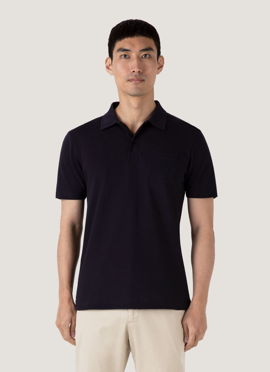 Men's Riviera Polo Shirt in Midnight Navy