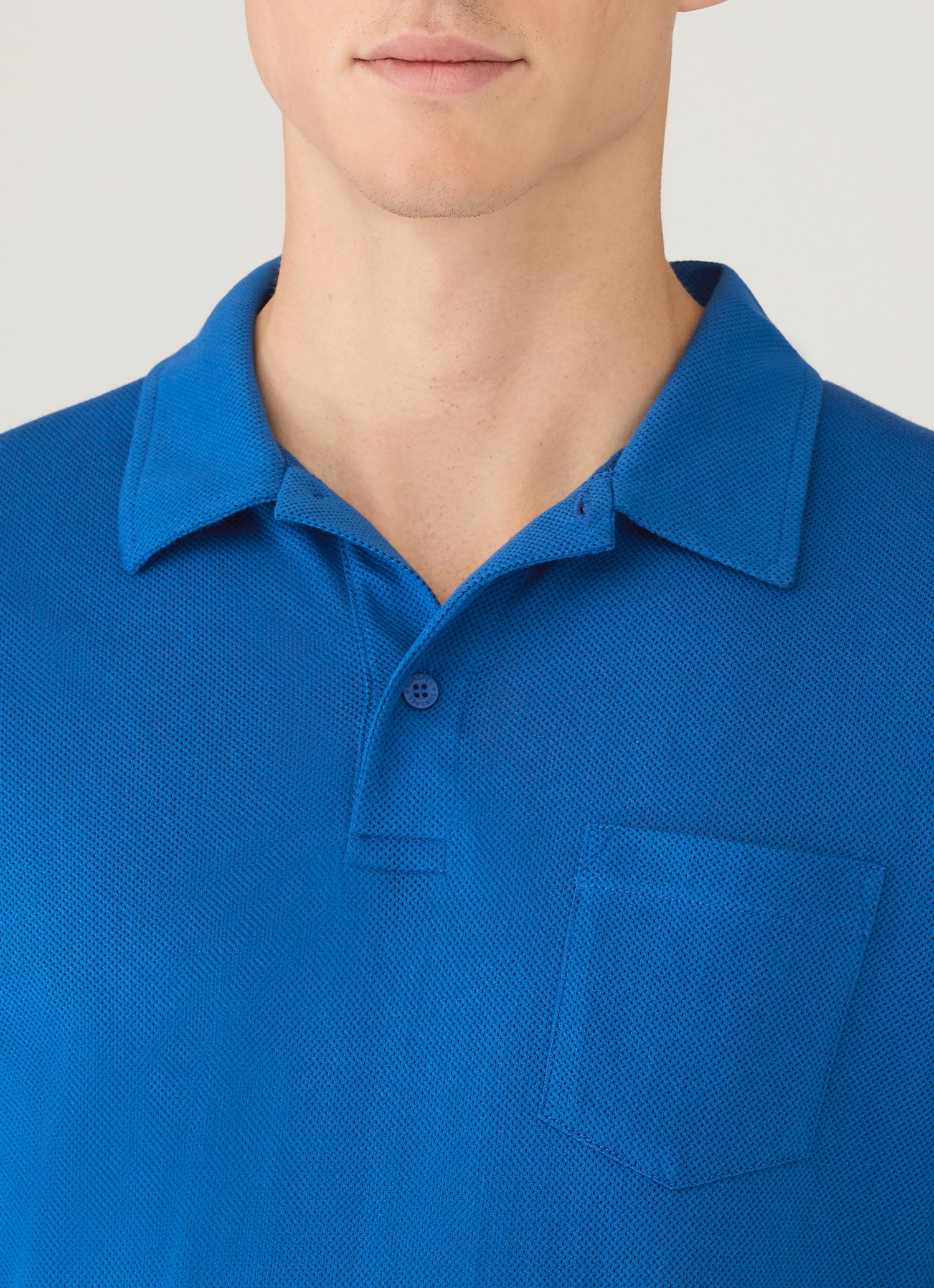 Men's Riviera Polo Shirt in Cobalt