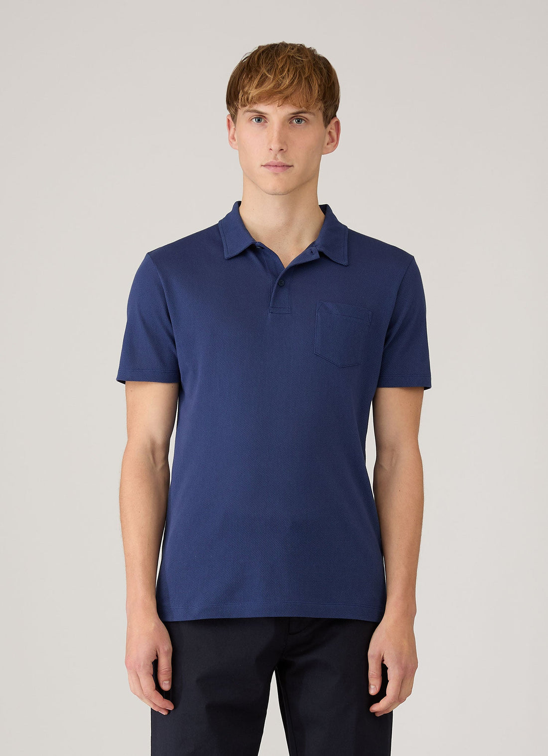 Men's Riviera Polo Shirt in Ink Blue
