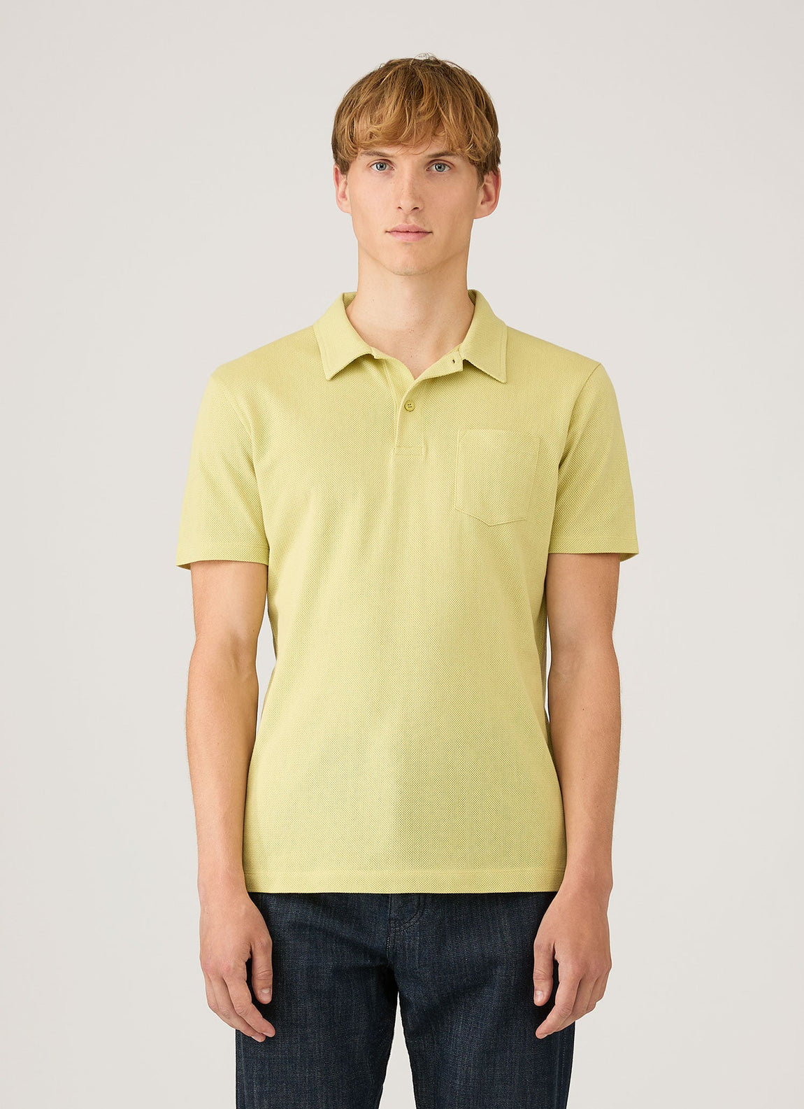 Men's Riviera Polo Shirt in Avocado