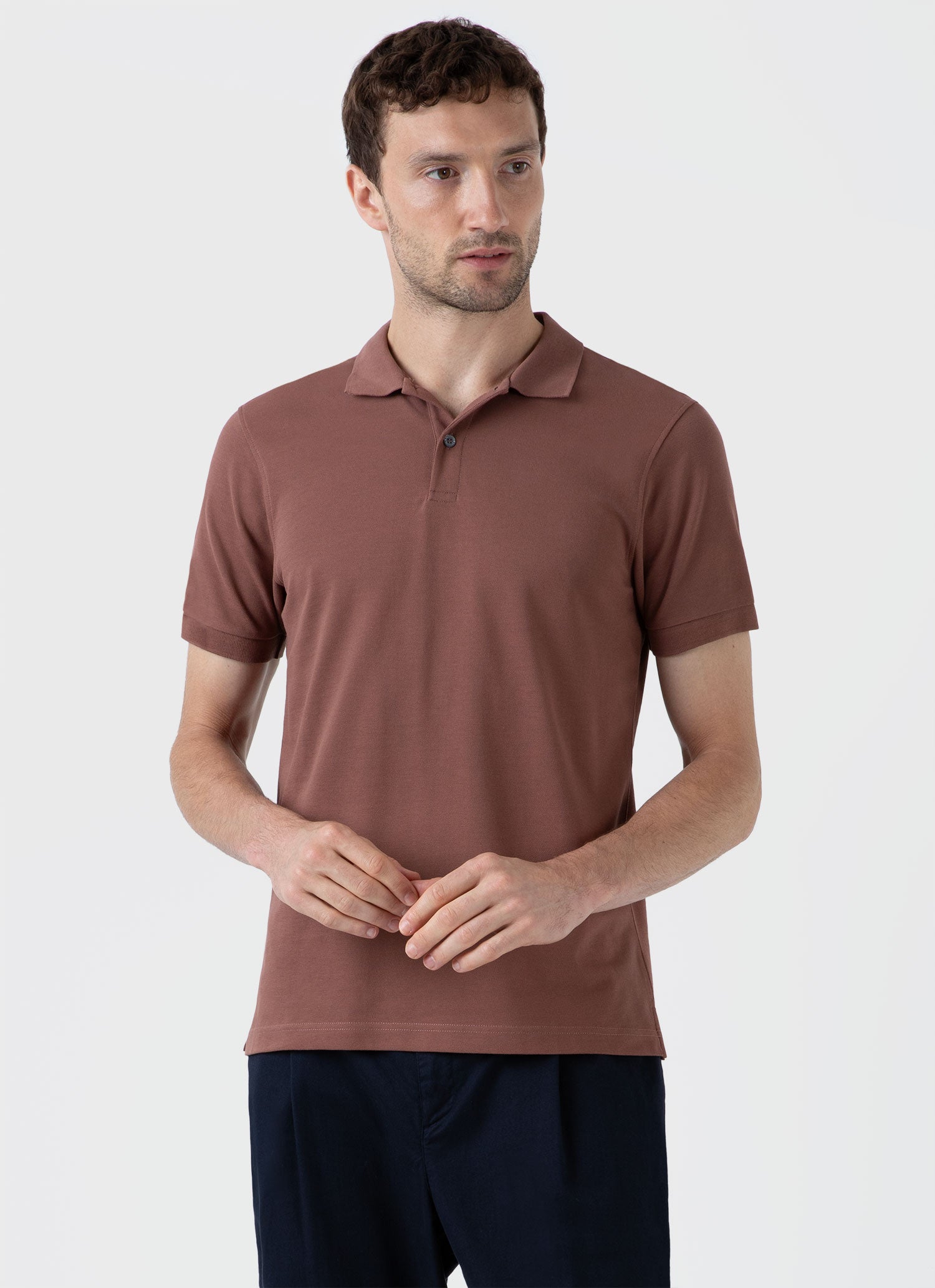 Sunspel pique polo sales
