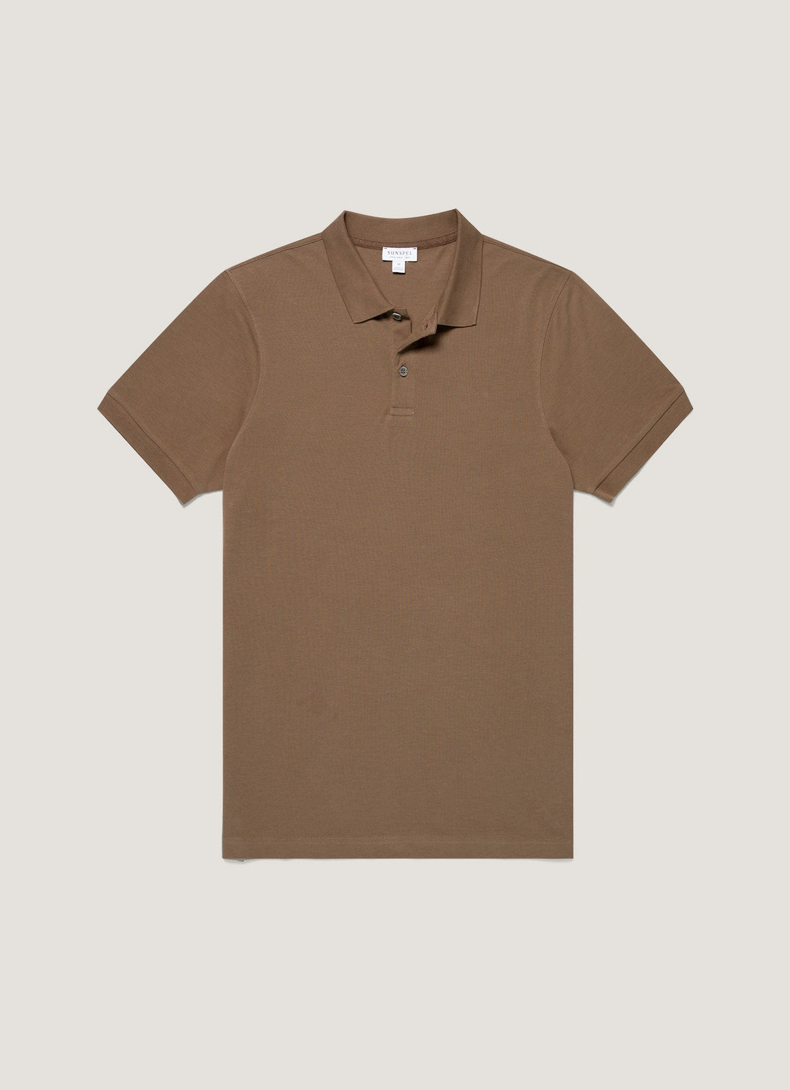 Men's Piqué Polo Shirt in Dark Cedar