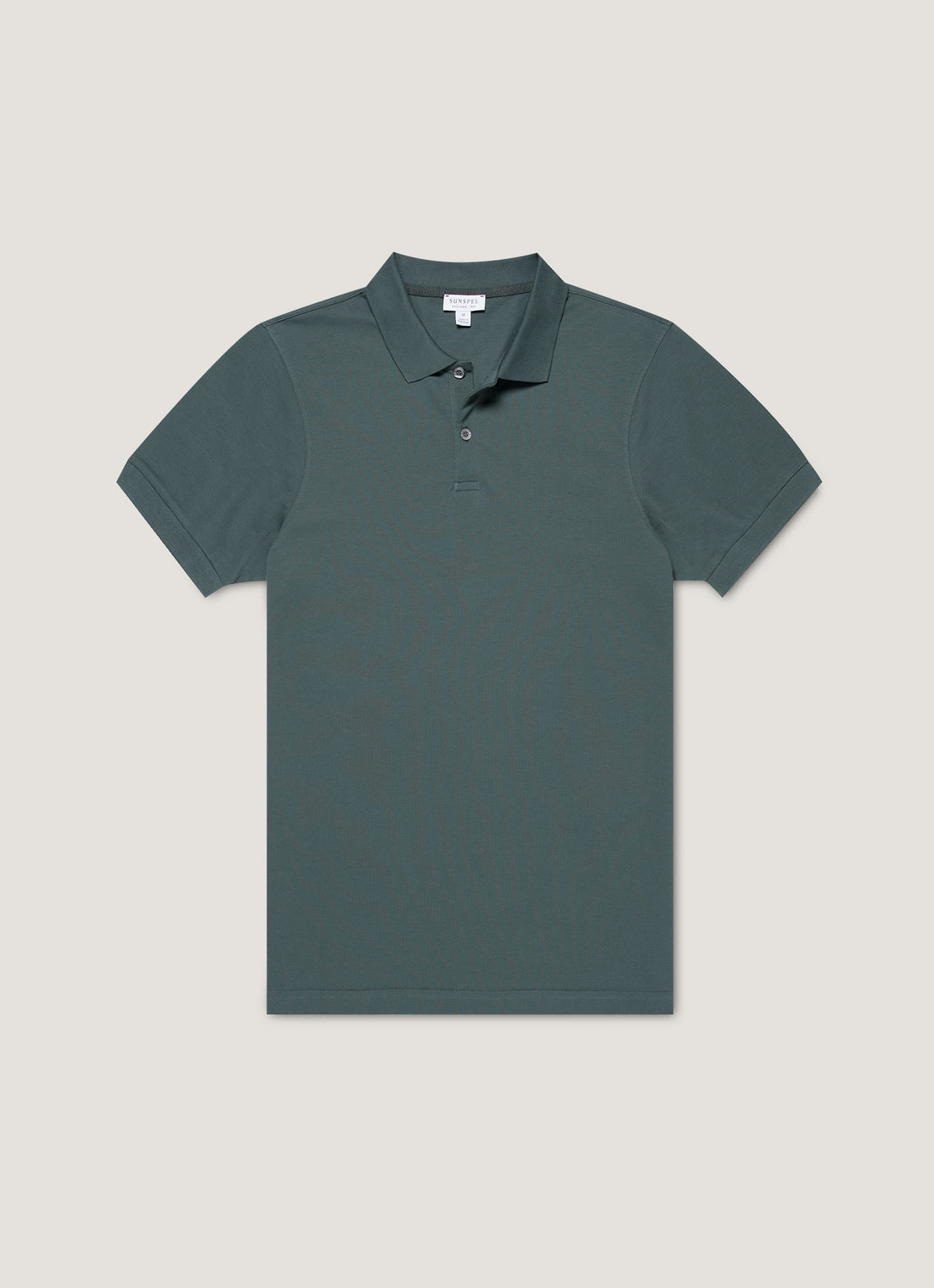 Men's Piqué Polo Shirt in Dark Petrol