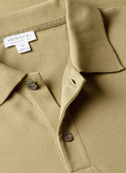 Men's Piqué Polo Shirt in Pistachio