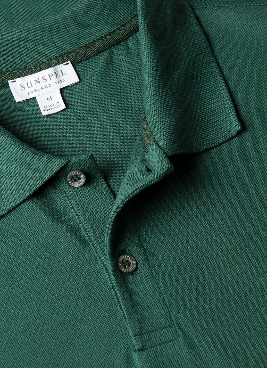 Men's Piqué Polo Shirt in Forest