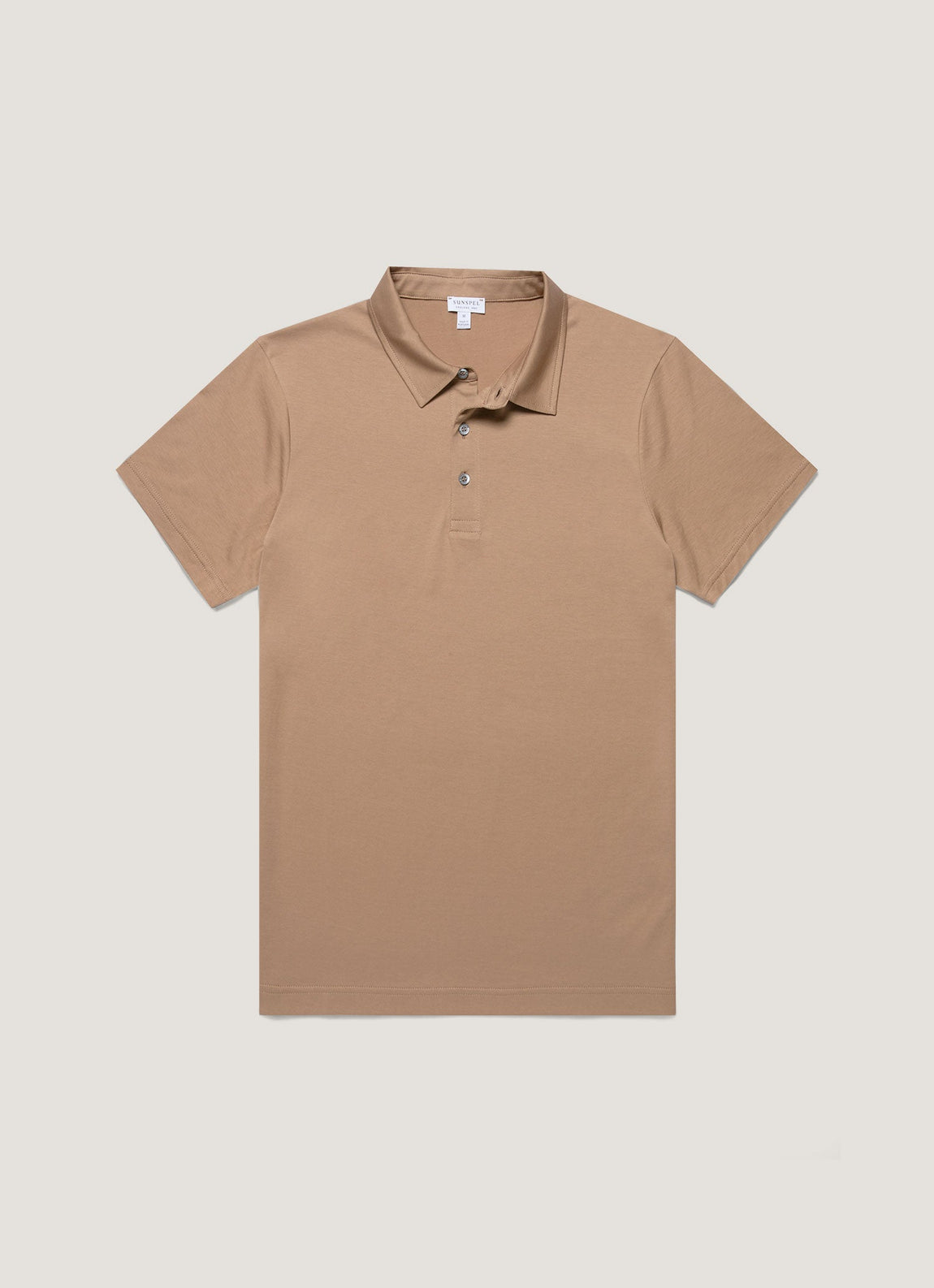 Men's Classic Jersey Polo Shirt in Dune