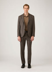 Men's Classic Jersey Polo Shirt in Dark Cedar