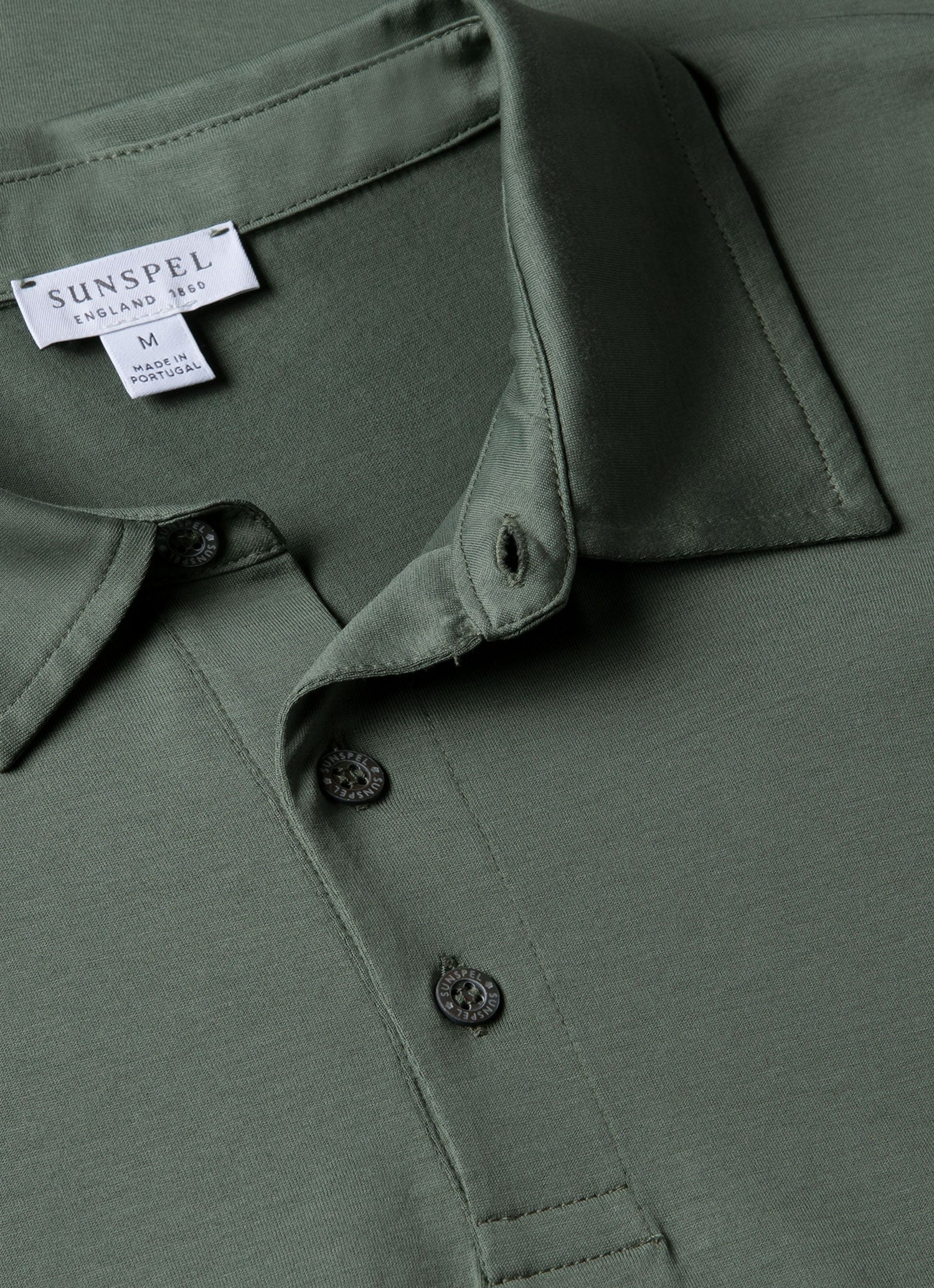 Men's Classic Jersey Polo Shirt in Dusk Green