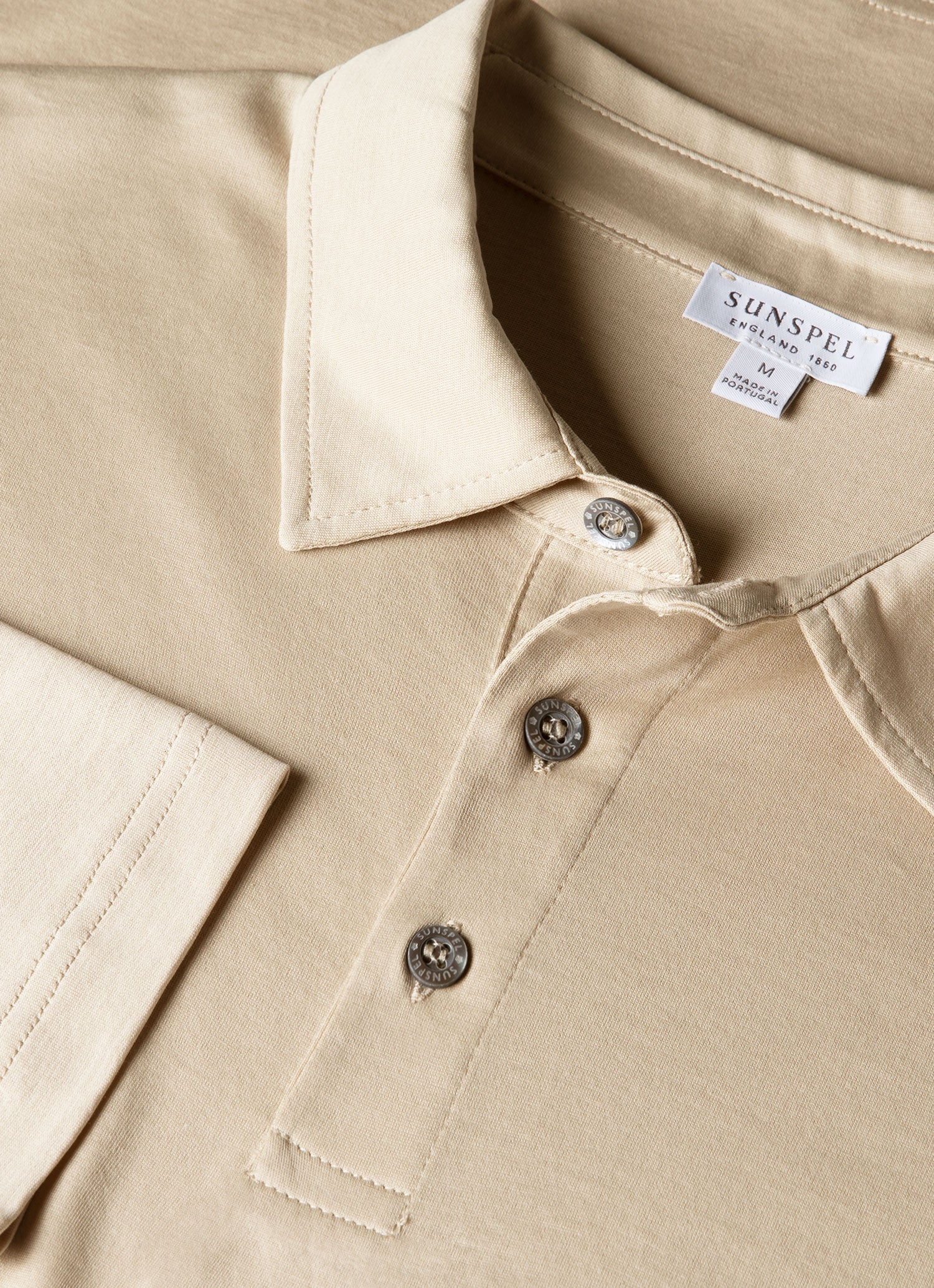 Men's Long Sleeve Classic Jersey Polo Shirt in Hazelwood