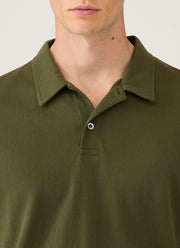 Men's Regular Fit Riviera Polo Shirt in Deep Olive