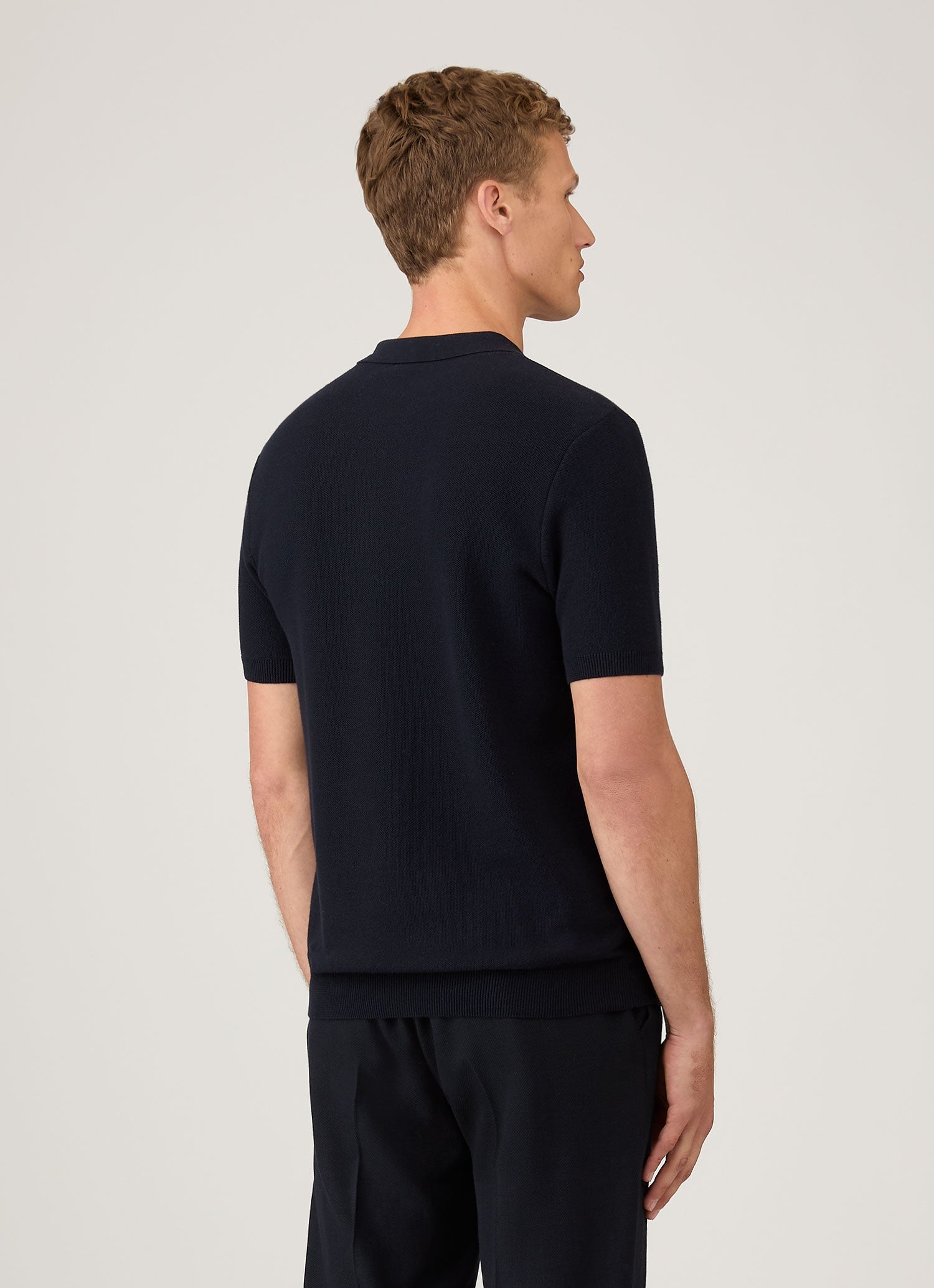 SULLEN KNIT POLO SHIRT ネイビー フリーサイズ SULLEN KNIT POLO SHIRT ネイビー フリーサイズ
