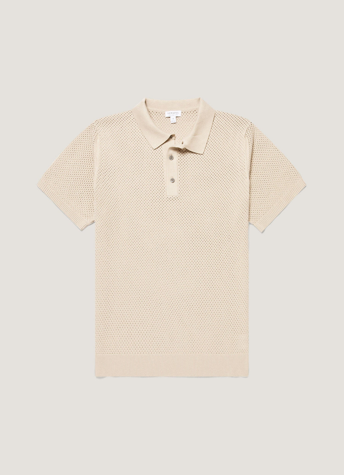 Men's Cotton Mesh Polo in Hazelwood