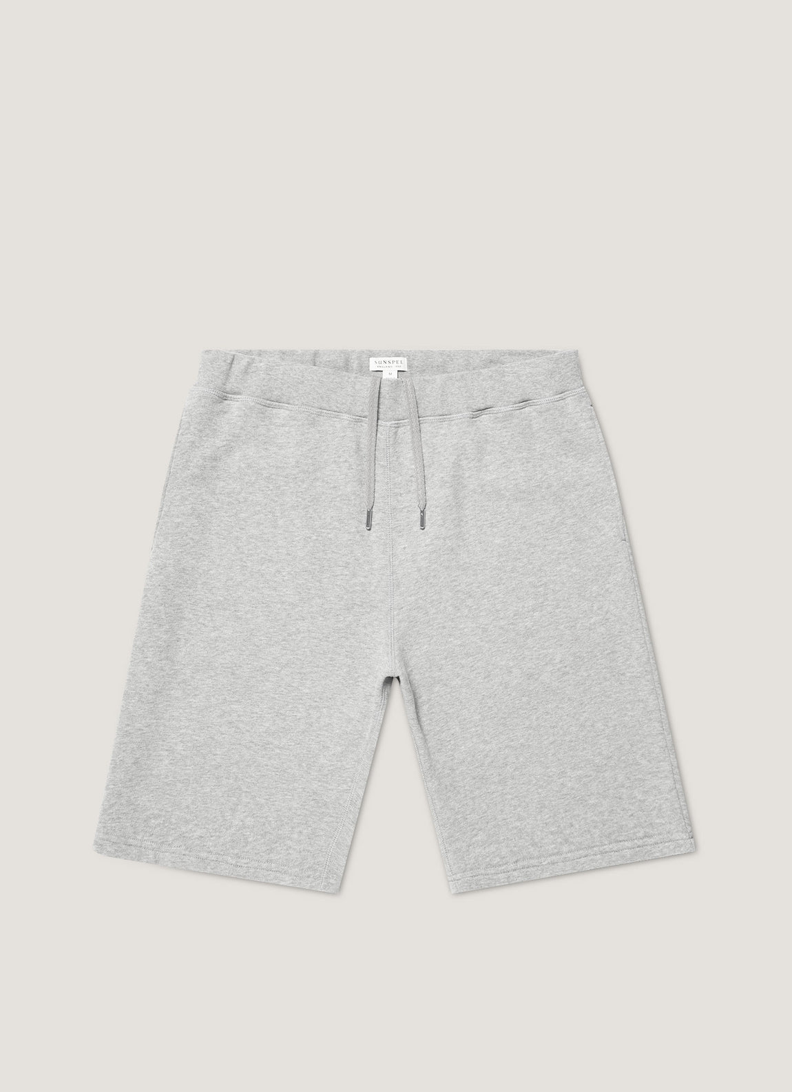 Men's Loopback Shorts in Grey Melange