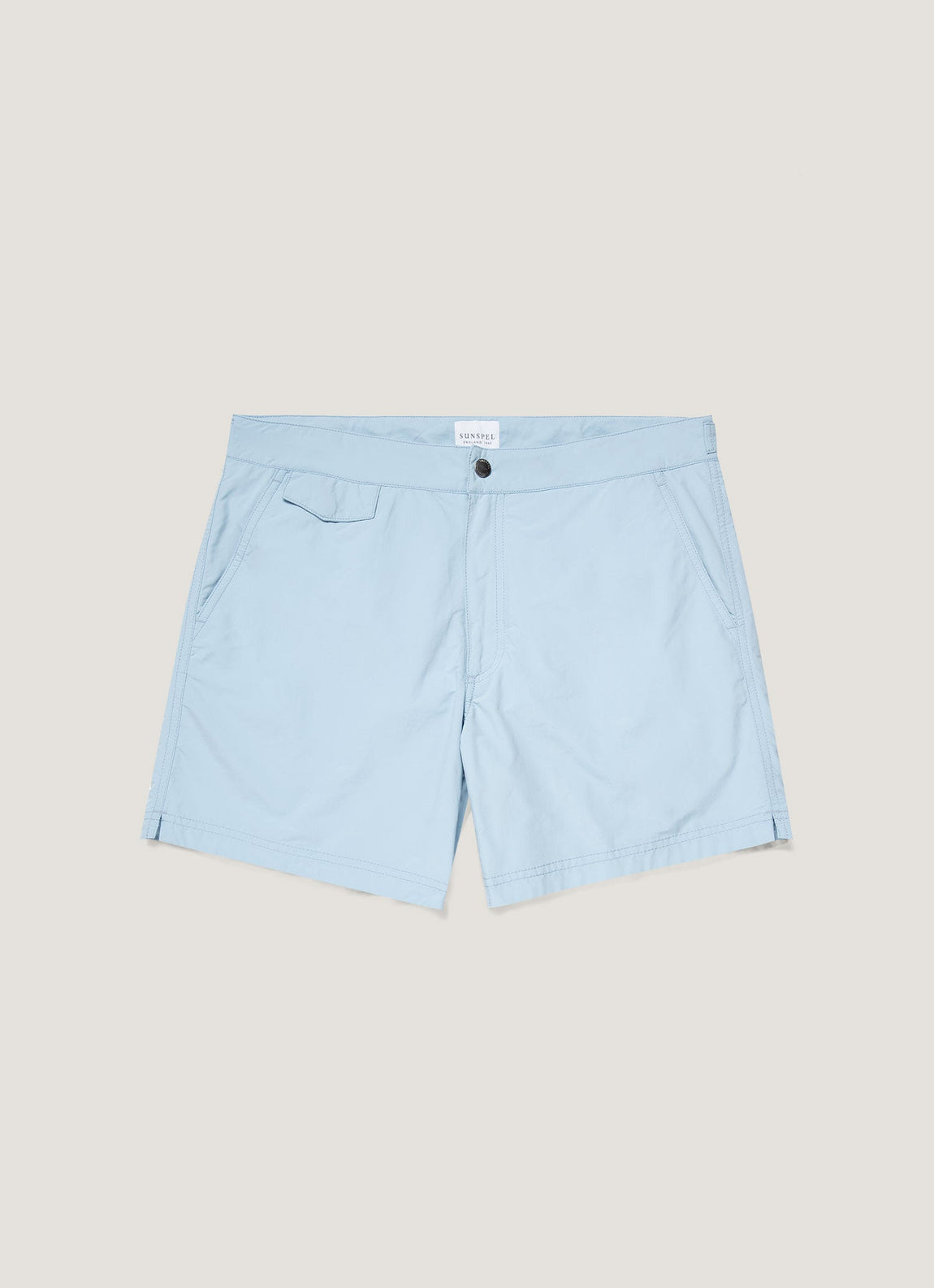 Men's Tailored Swim Short in Light Blue
