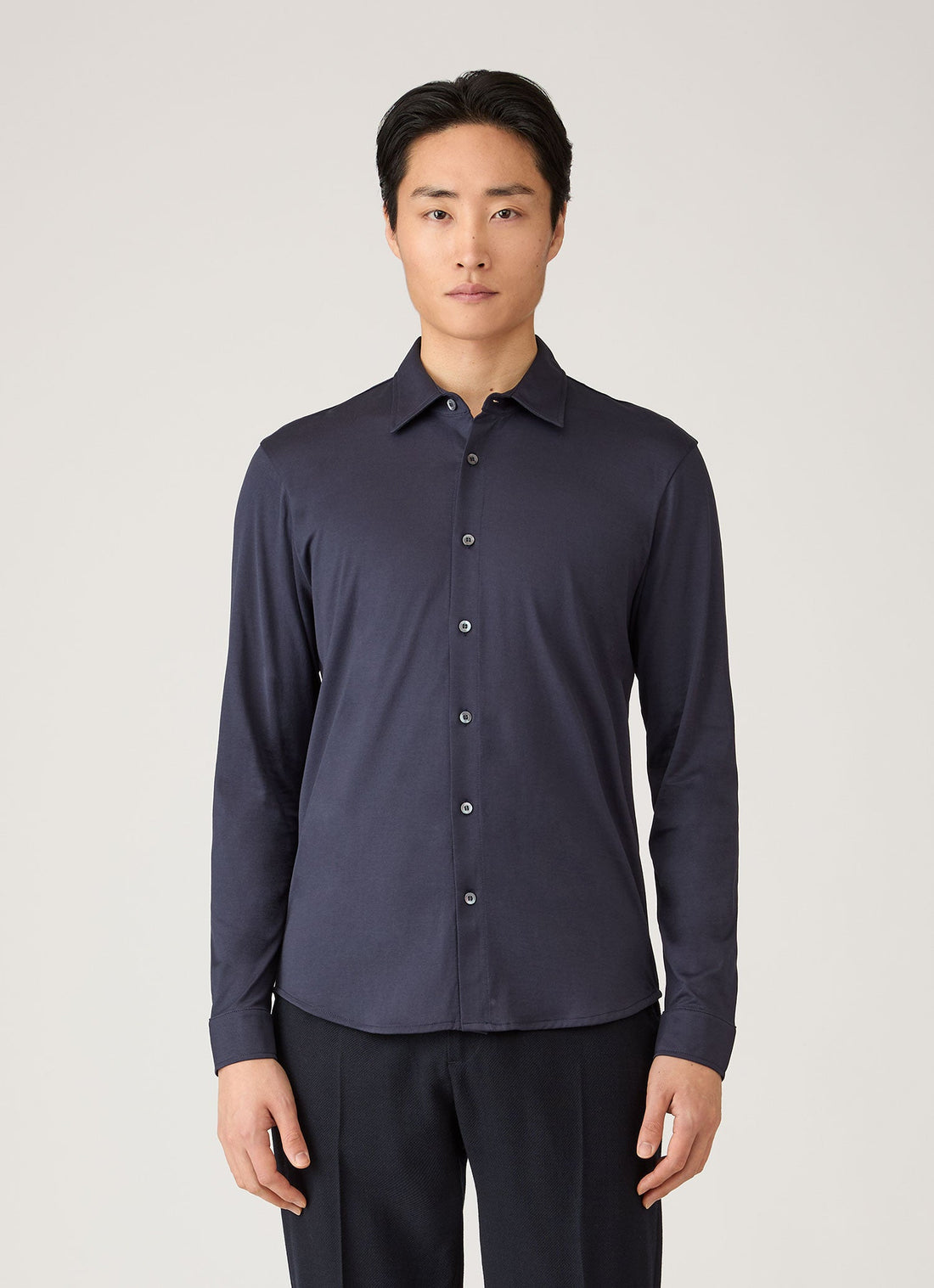 Men's Classic Jersey Shirt in Navy
