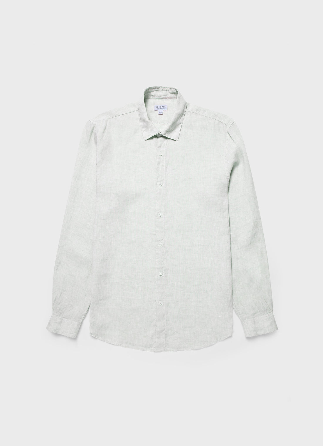 Men's Linen Shirt in Oatmeal Melange