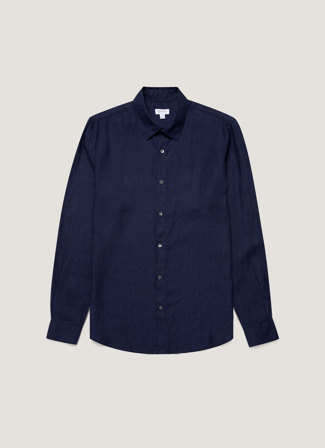 Men's Linen Shirt in Navy