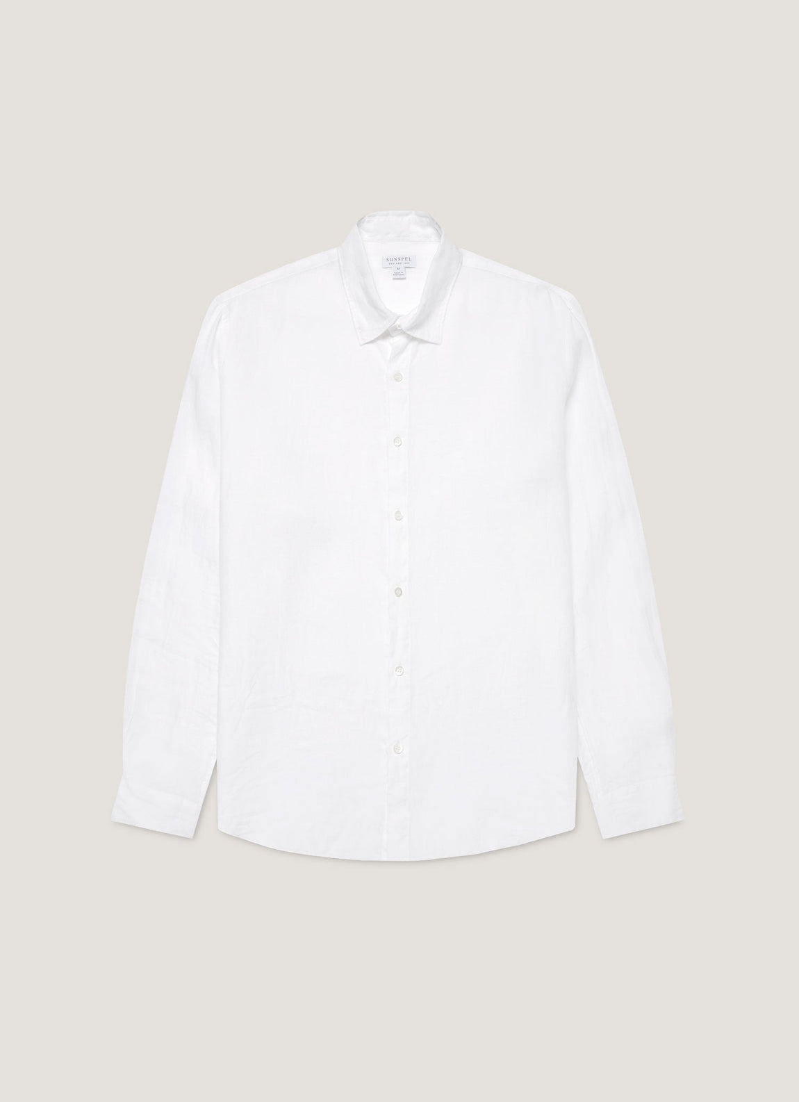 Men's Linen Shirt in White