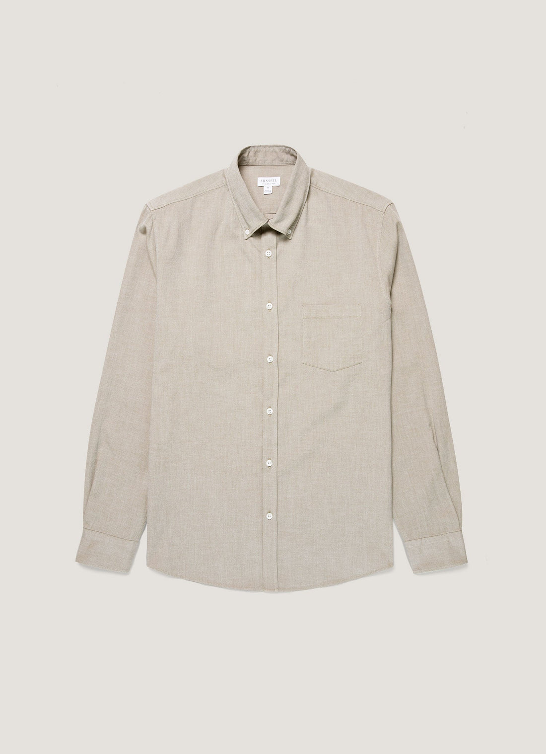 Men's Button Down Oxford Shirt in Light Khaki