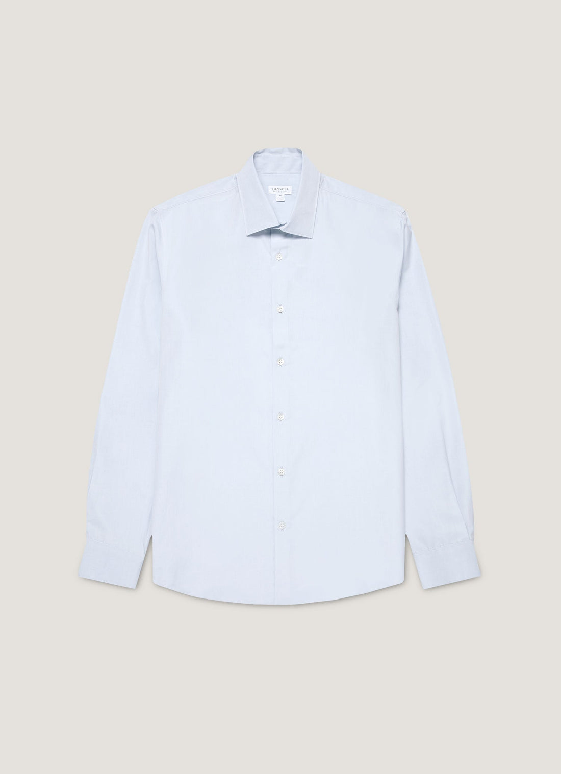Men's Sea Island Cotton Shirt in Light Blue