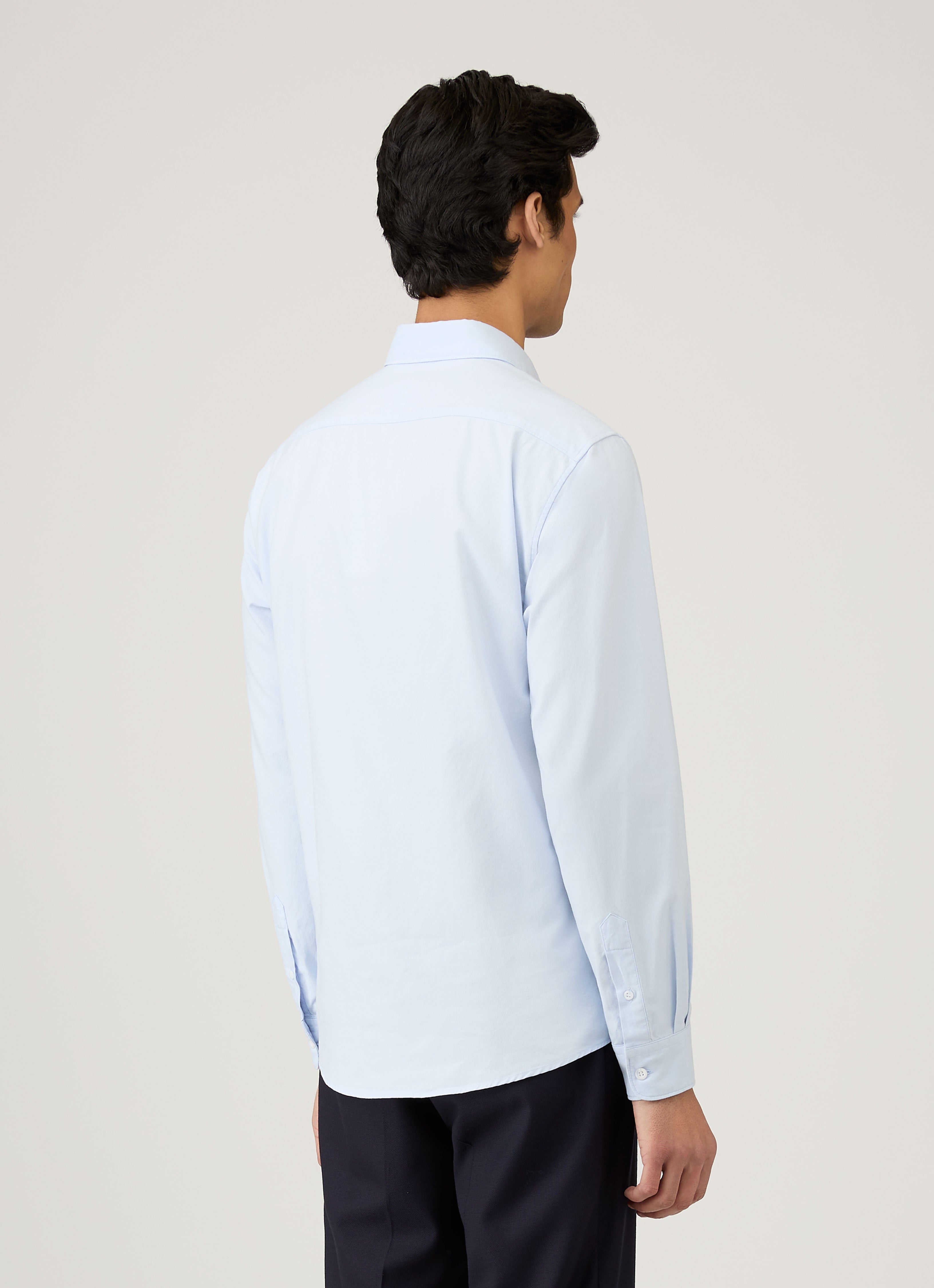 Men's Oxford Shirt in Light Blue | Sunspel
