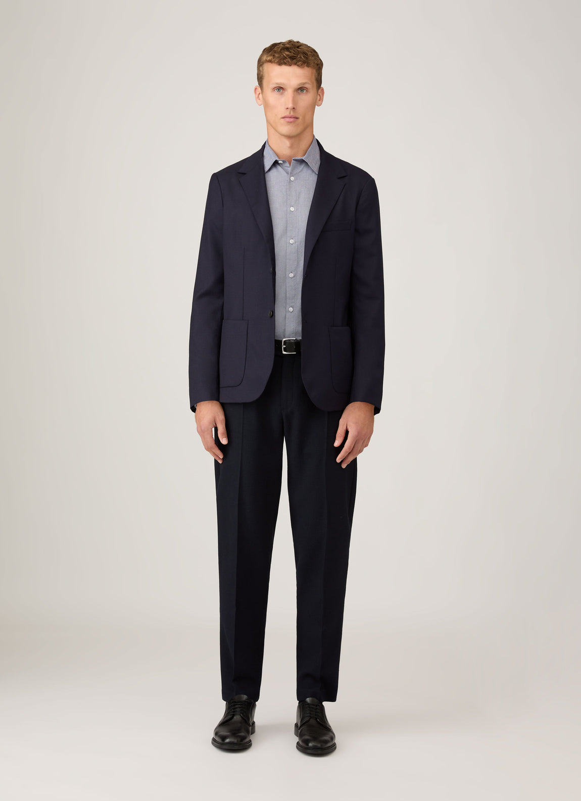 Men's Oxford Shirt in Dark Blue