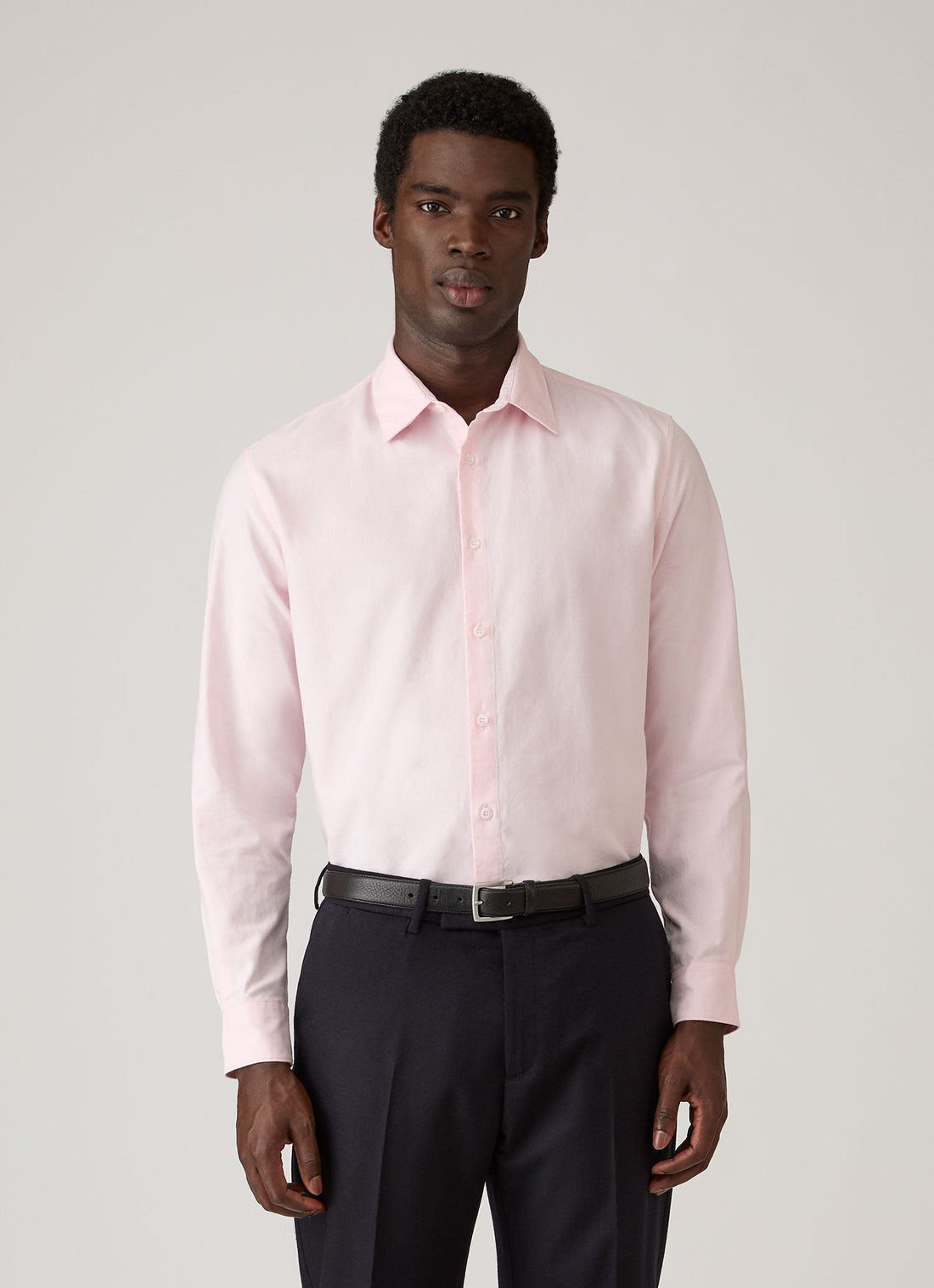 Men's Oxford Shirt in Light Pink