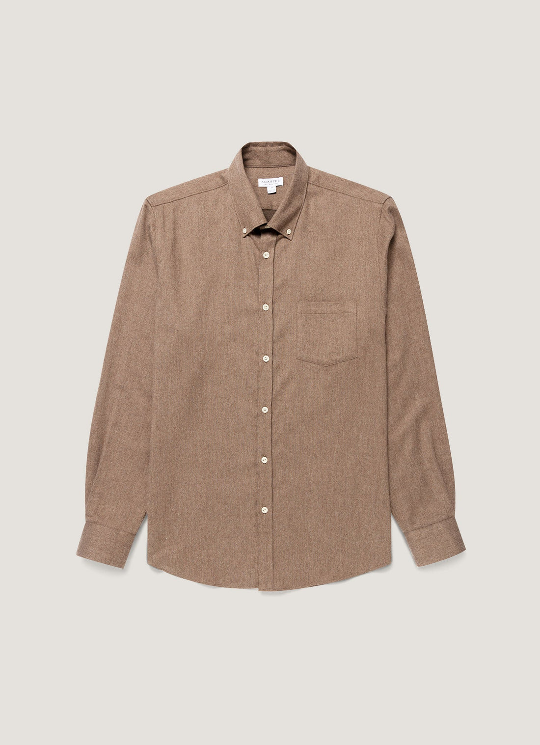 Men's Button Down Flannel Shirt in Cedar