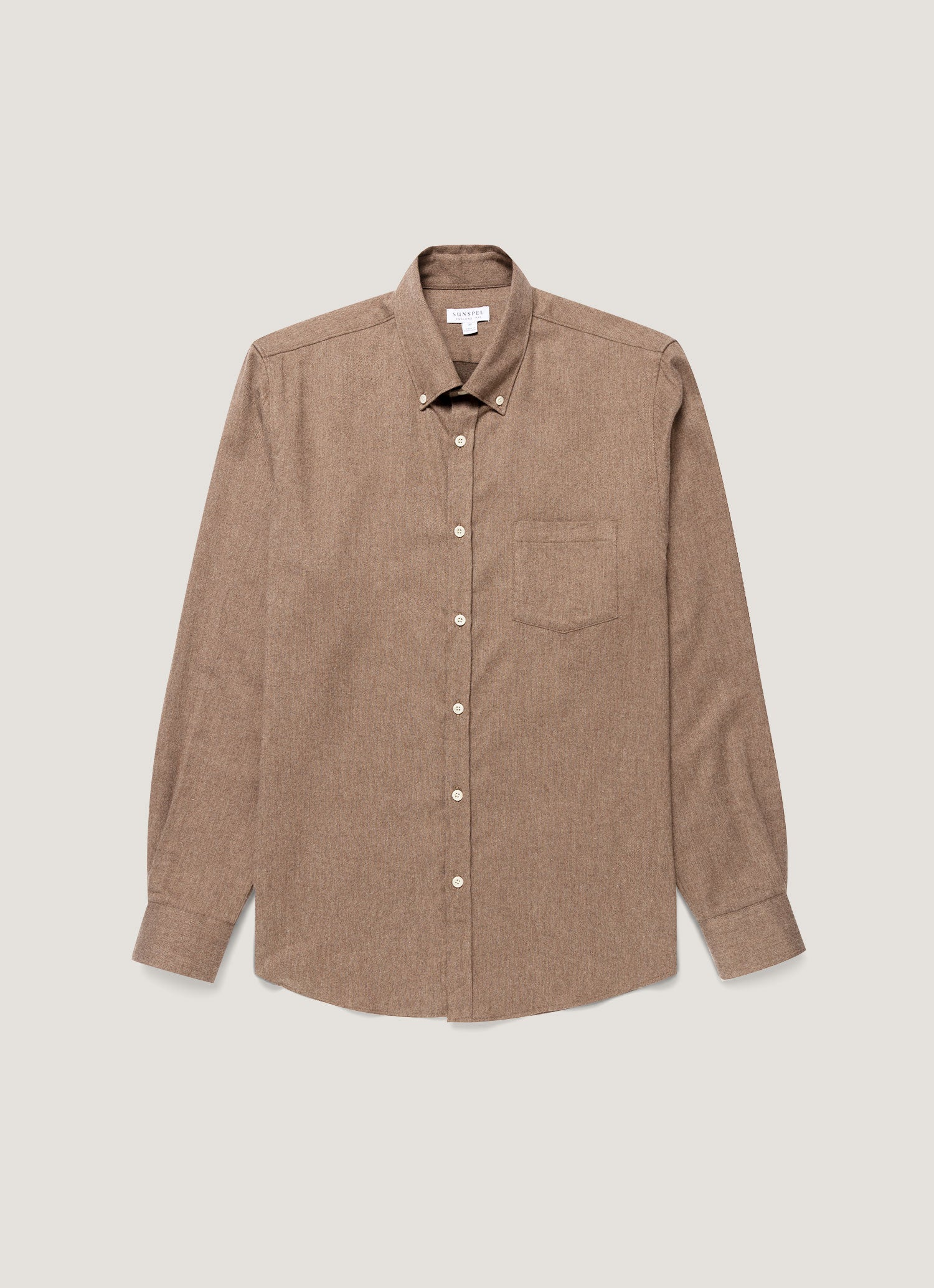 Men's Button Down Flannel Shirt in Cedar