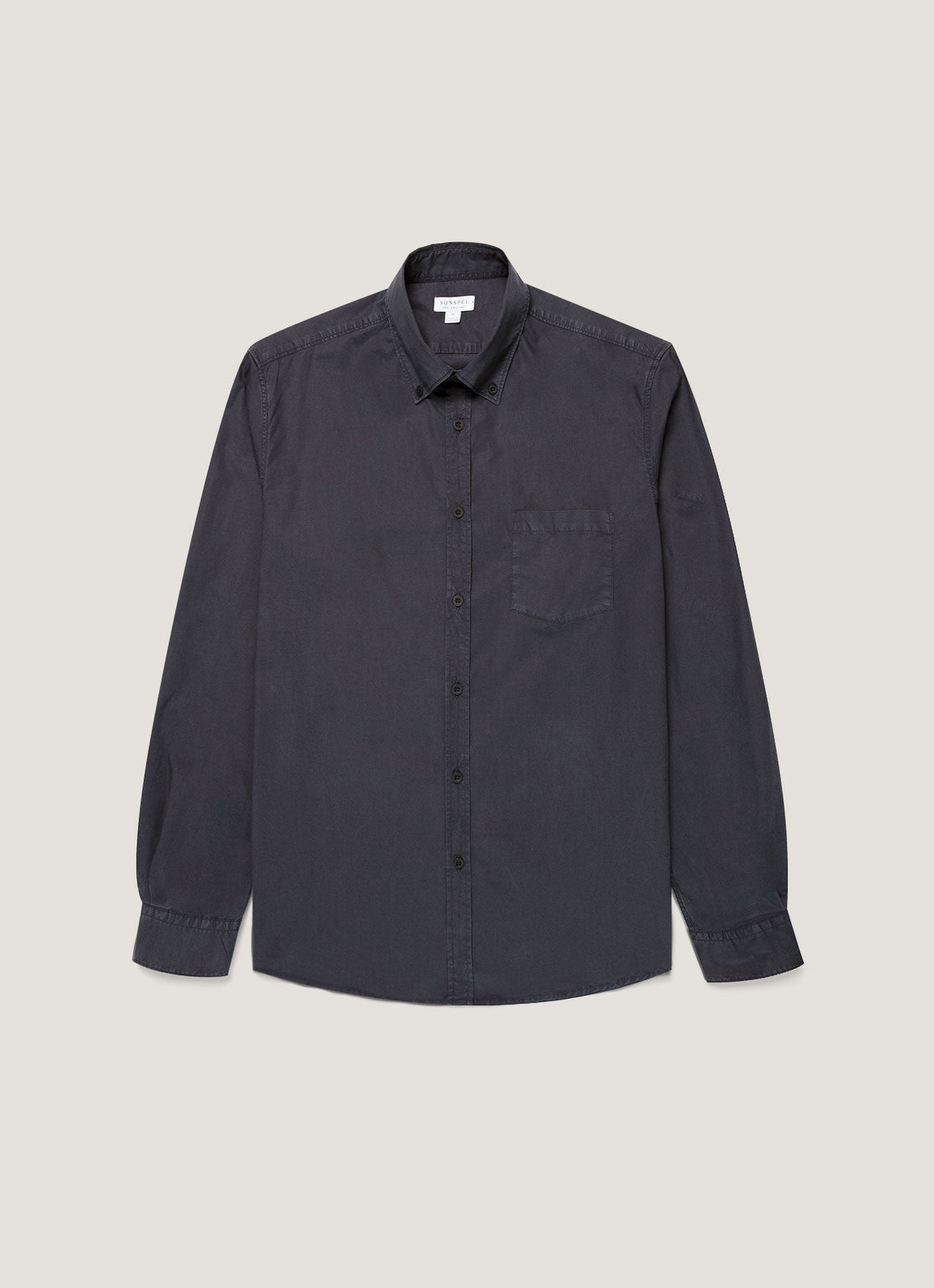 Men's Button Down Poplin Shirt in Navy
