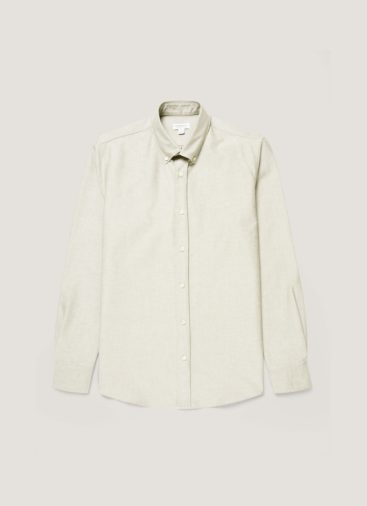 Men's Button Down Oxford Shirt in Light Khaki