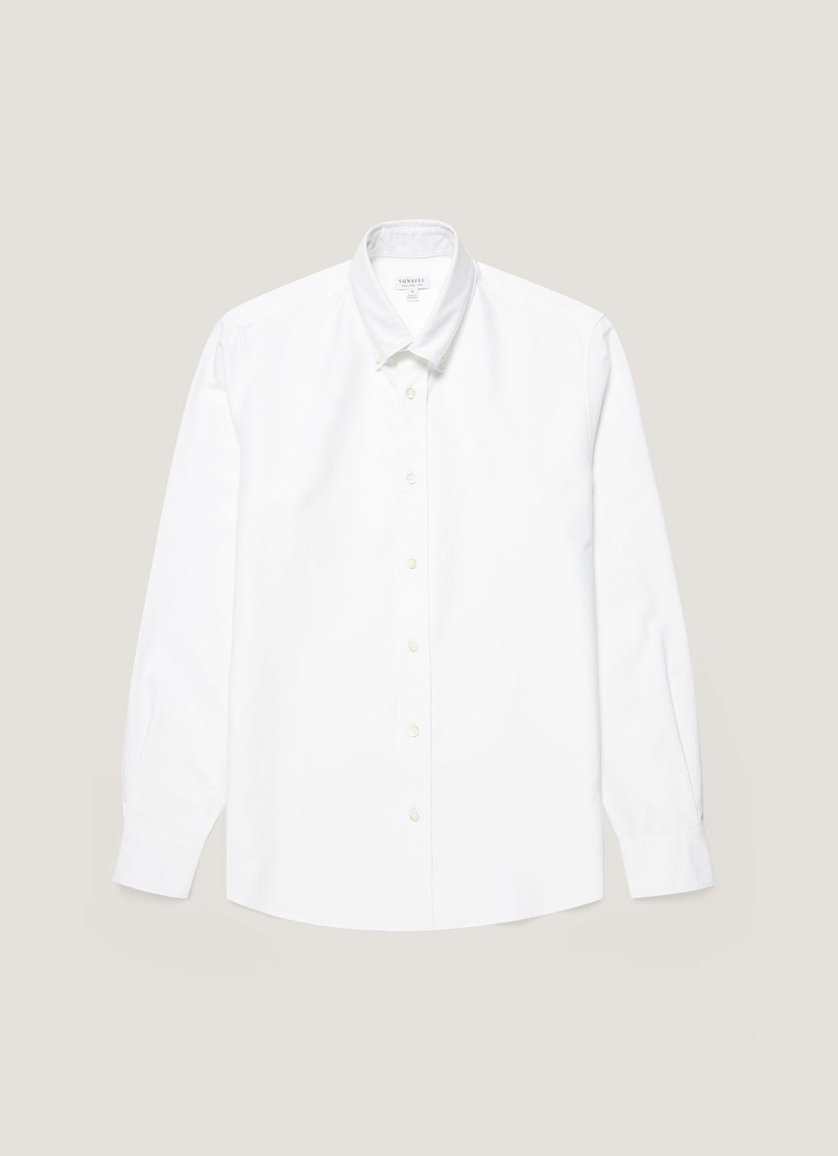 Men's Button Down Oxford Shirt in White