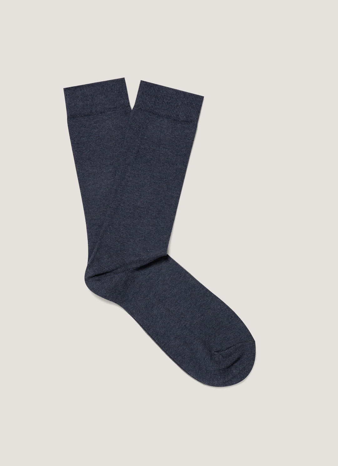 Men's Cotton Socks in Slate Blue Sunspel