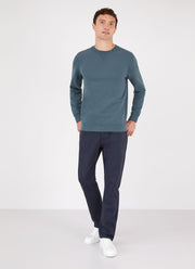 Men's Loopback Sweatshirt in Dark Petrol