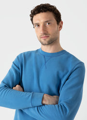 Men's Loopback Sweatshirt in Blue Jean