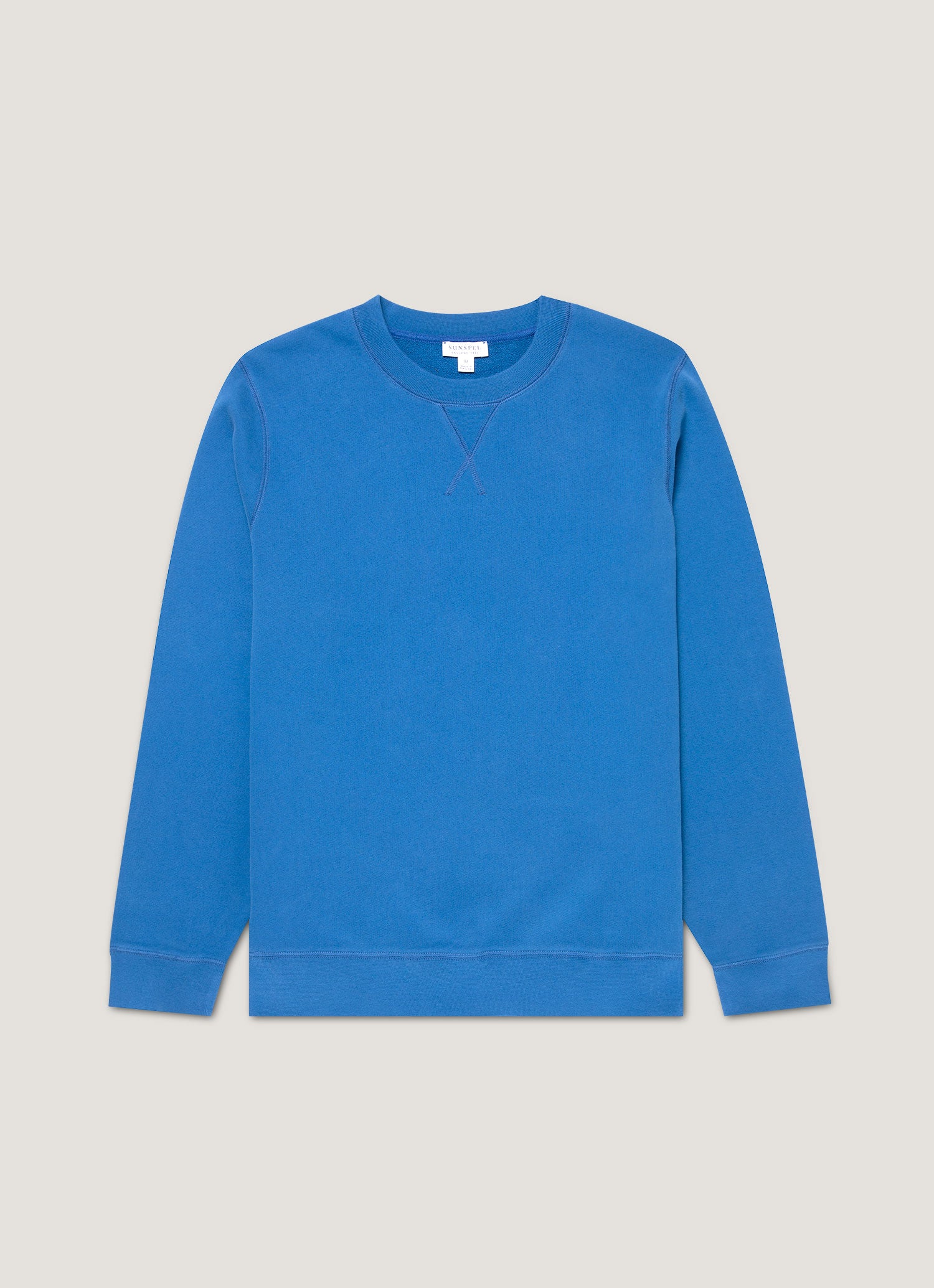 Men's Loopback Sweatshirt in Dark Petrol | Sunspel