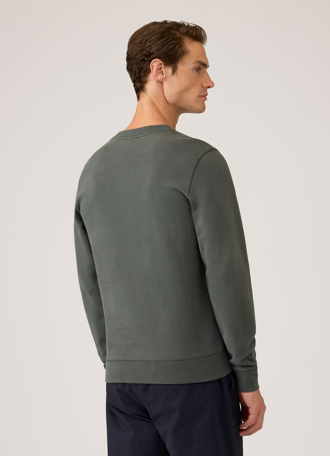 Men's Loopback Sweatshirt in Slate Green