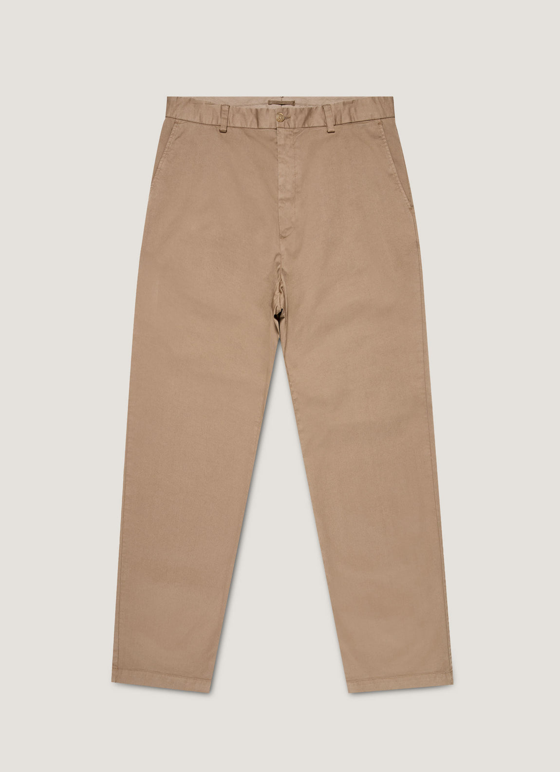 Men's Regular Fit Chino in Dark Stone