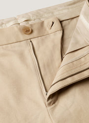 Men's Cotton Drill Trouser in Light Stone