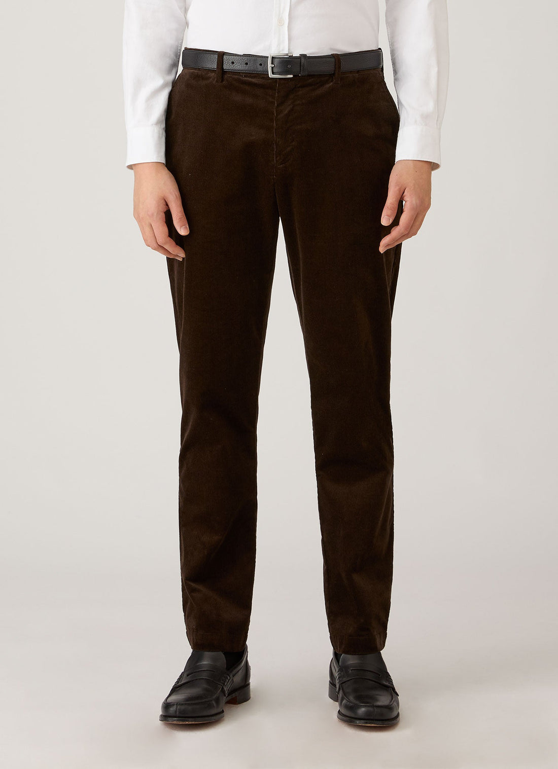 Men's Corduroy Trouser in Dark Chocolate
