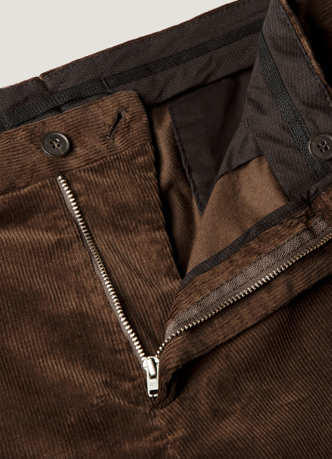 Men's Corduroy Trouser in Dark Chocolate
