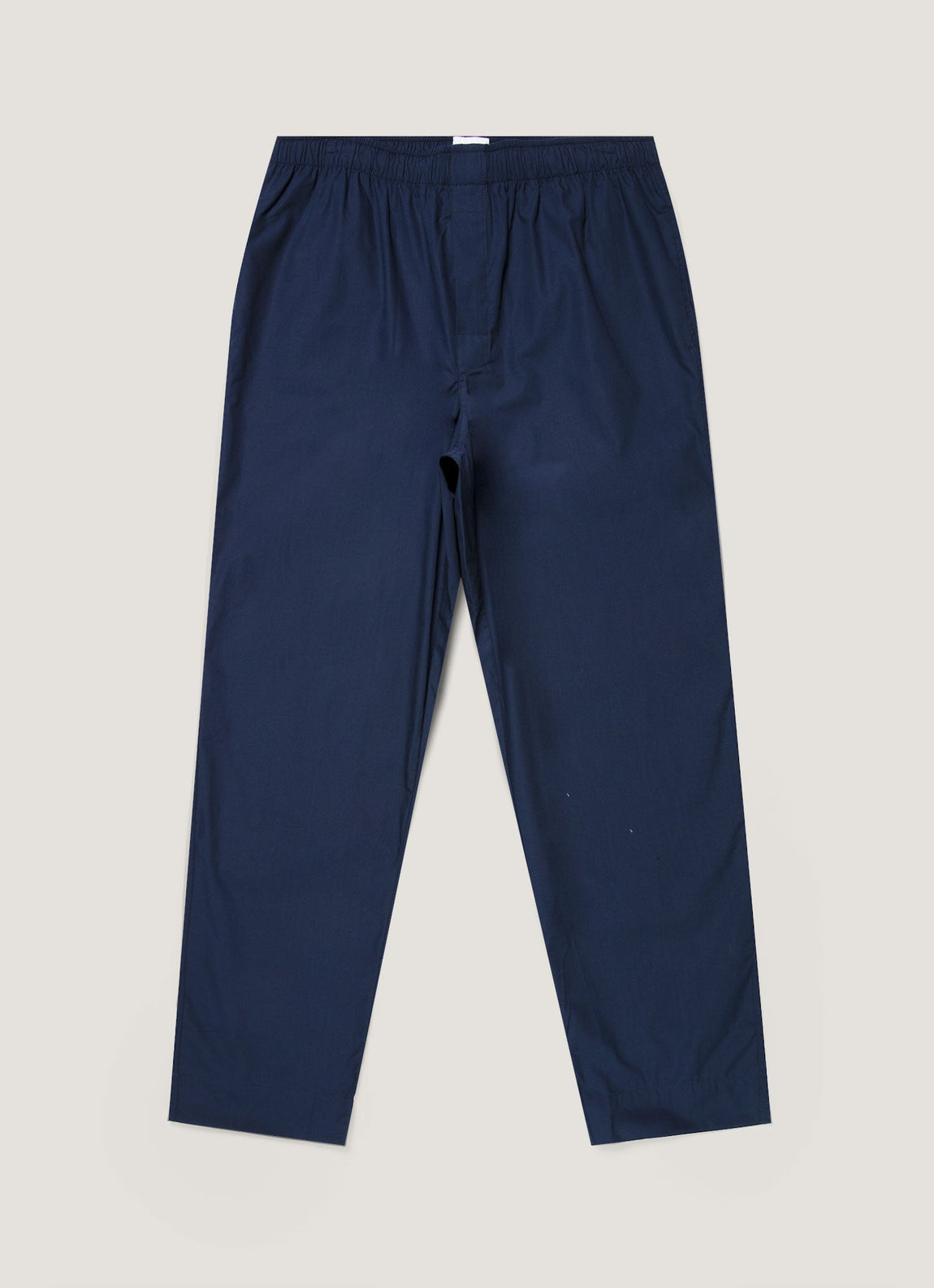 Men's Cotton Poplin Pyjama Trouser in Navy