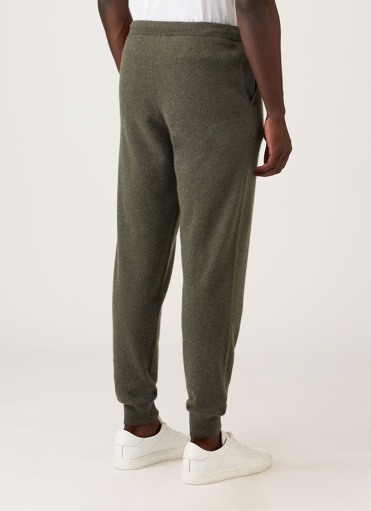 Men's Cashmere Lounge Pant in Khaki