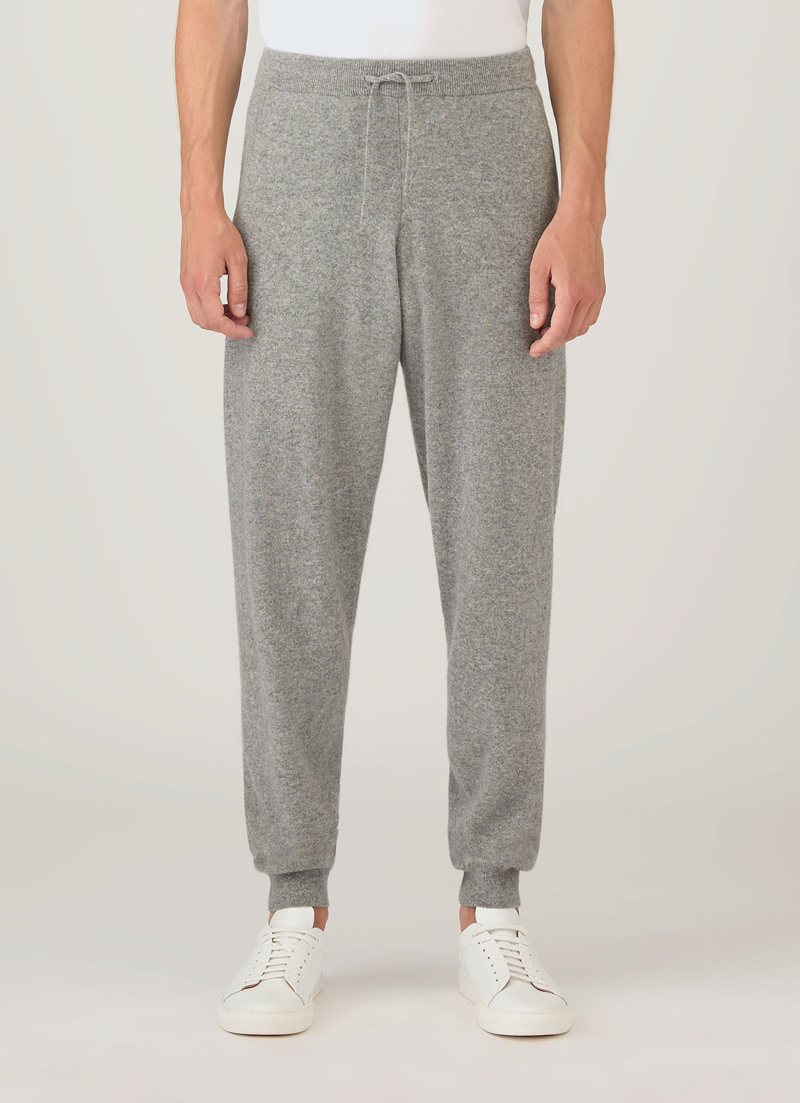 Men's Cashmere Lounge Pant in Grey Melange