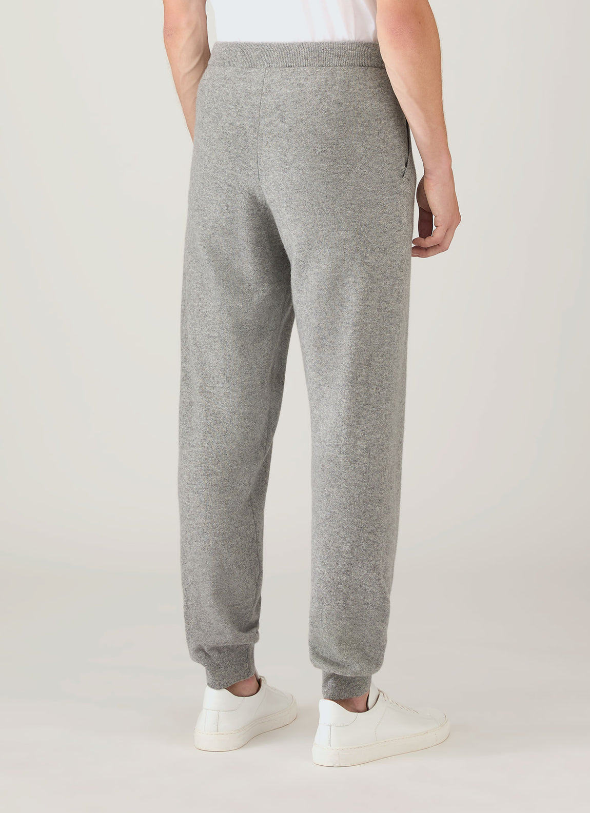 Men's Cashmere Lounge Pant in Grey Melange