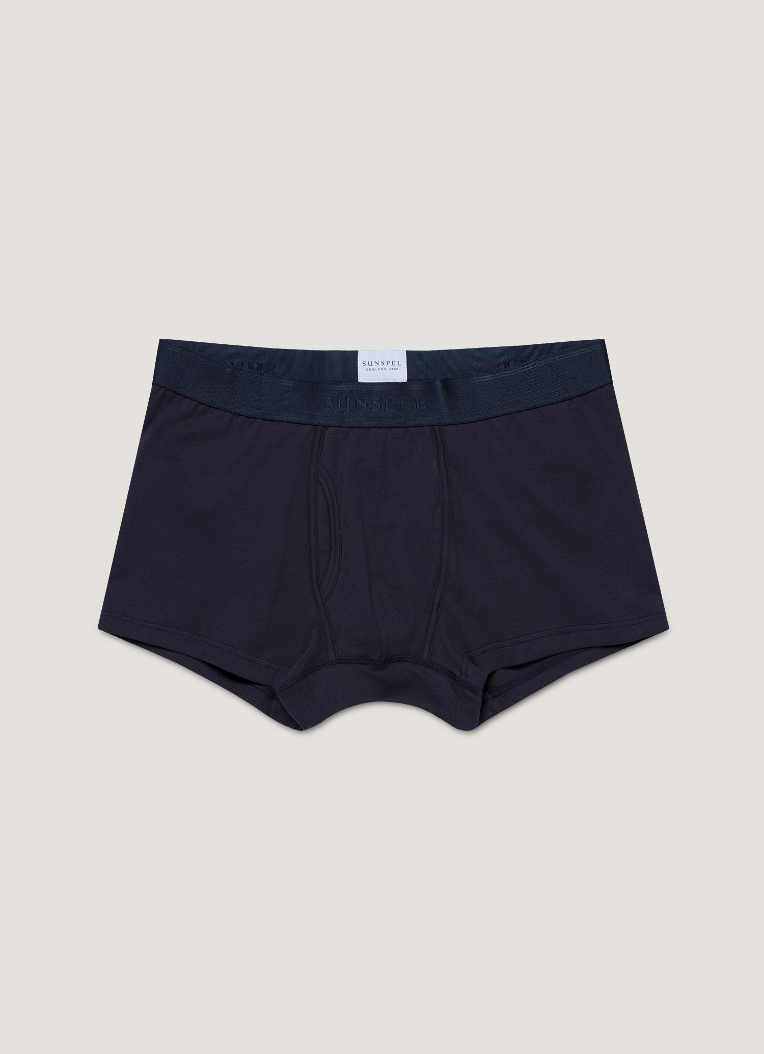 Men's Superfine Cotton Trunks in Navy