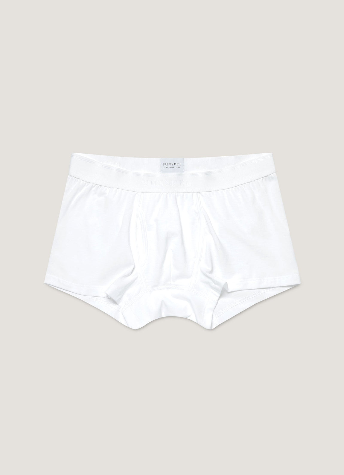 Men's Superfine Cotton Trunks in White